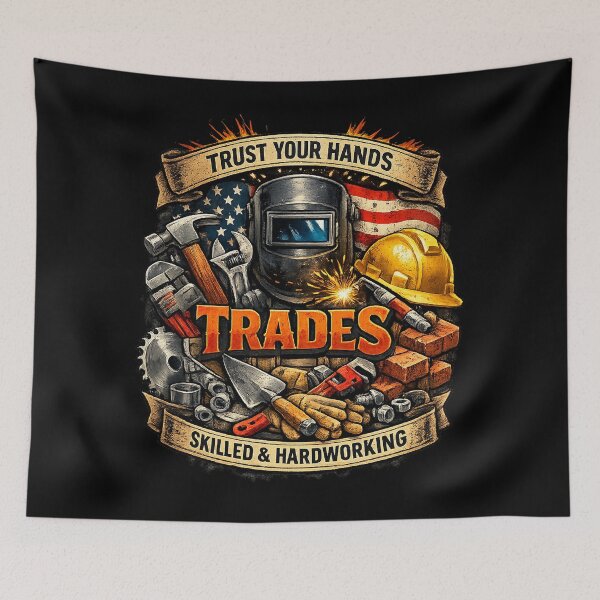 Item preview, Trust Your Hands Trade Pride designed and sold by Black Anvil Art.