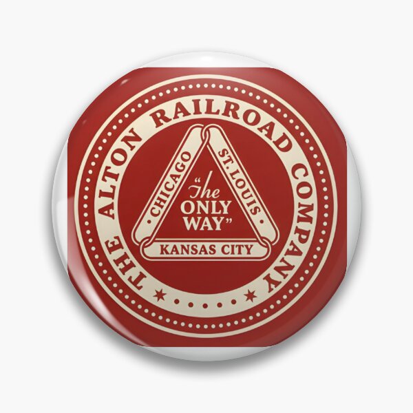Item preview, Vintage Alton Railroad Company Circular Emblem designed and sold by CharlieDesings.