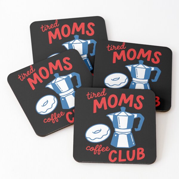 Item preview, Retro Tired Mom Coffee Club 2 Women Mom Life Mothers Day designed and sold by OlakunleOloroz.