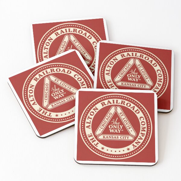 Item preview, Vintage Alton Railroad Company Circular Emblem designed and sold by CharlieDesings.