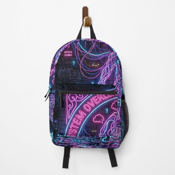 Item preview, Funny Neurosis Cycle 007 Burnout To Do List Overthinking Glitch Neon Art designed and sold by Neon & Neurosis.