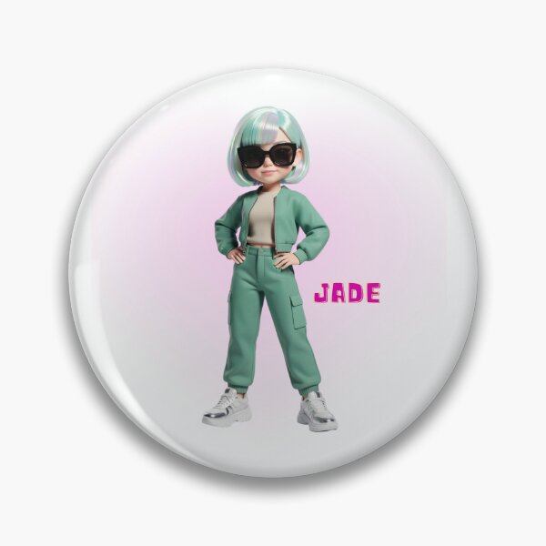Item preview, Jade Modern Fashion Doll Clean Minimal Icon designed and sold by daila70.