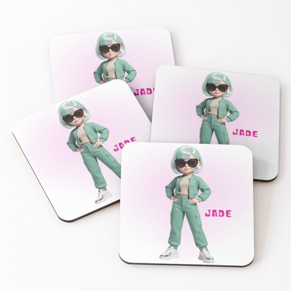 Item preview, Jade Modern Fashion Doll Clean Minimal Icon designed and sold by daila70.