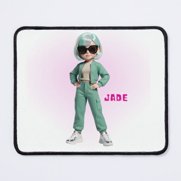 Item preview, Jade Modern Fashion Doll Clean Minimal Icon designed and sold by daila70.