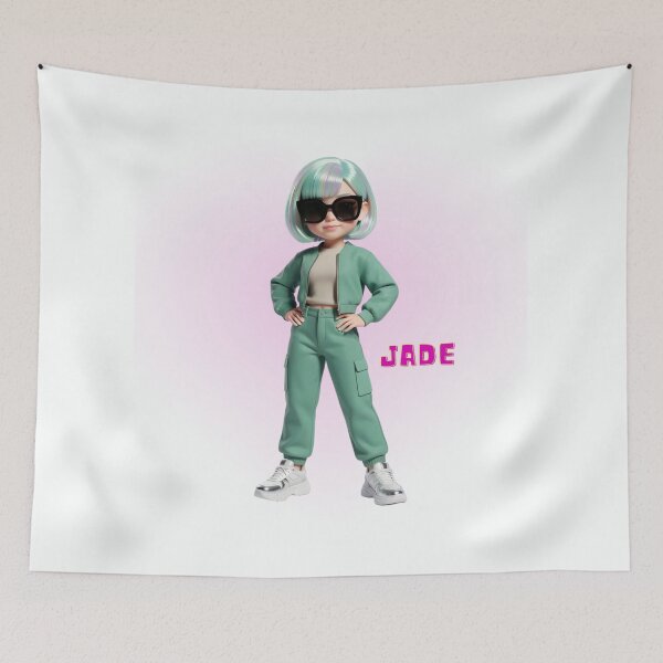 Item preview, Jade Modern Fashion Doll Clean Minimal Icon designed and sold by daila70.