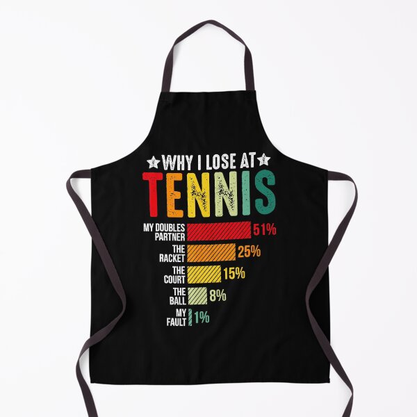 Item preview, Why I Lose at Tennis Funny Chart Humor designed and sold by WayTBeenkenArt.