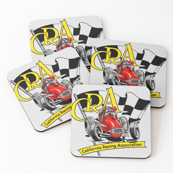 Item preview, Vintage CRA Sprint Car Ascot Park Dirt Track Racing Logo Art designed and sold by EdGraphy.