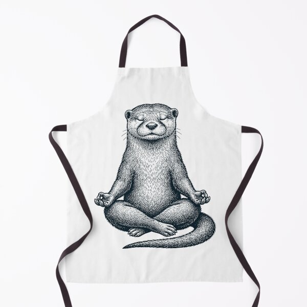 Item preview, Vintage Otter Yoga Lotus Meditation Lover designed and sold by DoodleTortle.