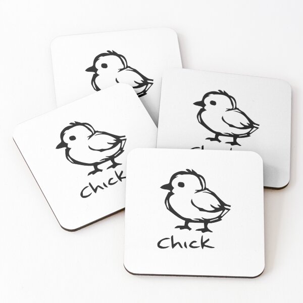 Item preview, Boceto imperfecto a tinta de un pollito designed and sold by debbeelotito.