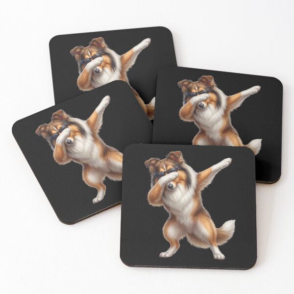 Item preview, Dabbing Collie Dog Mom Dad Lover designed and sold by TerryConnells.