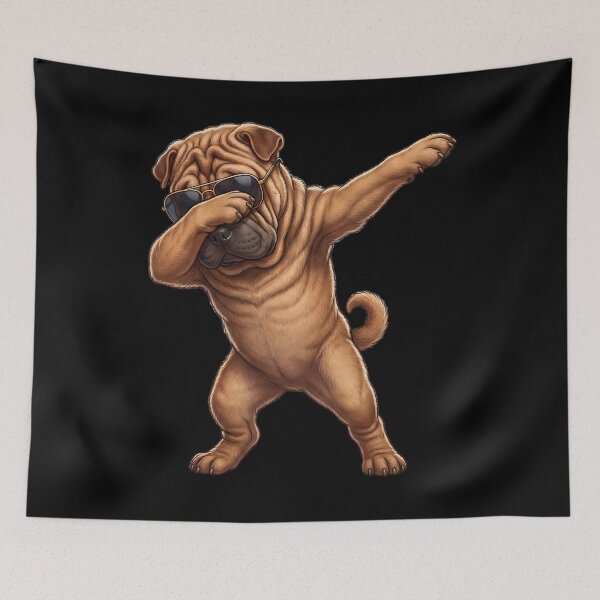Item preview, Dabbing Chinese Shar-Pei Dog Mom Dad Lover designed and sold by TerryConnells.