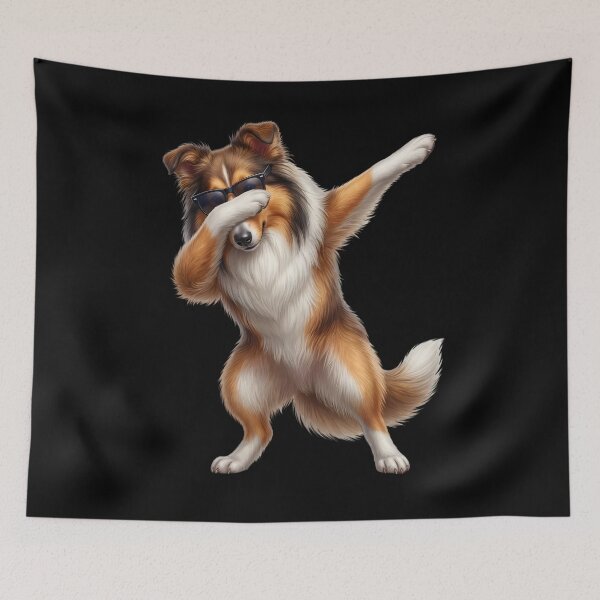 Item preview, Dabbing Collie Dog Mom Dad Lover designed and sold by TerryConnells.