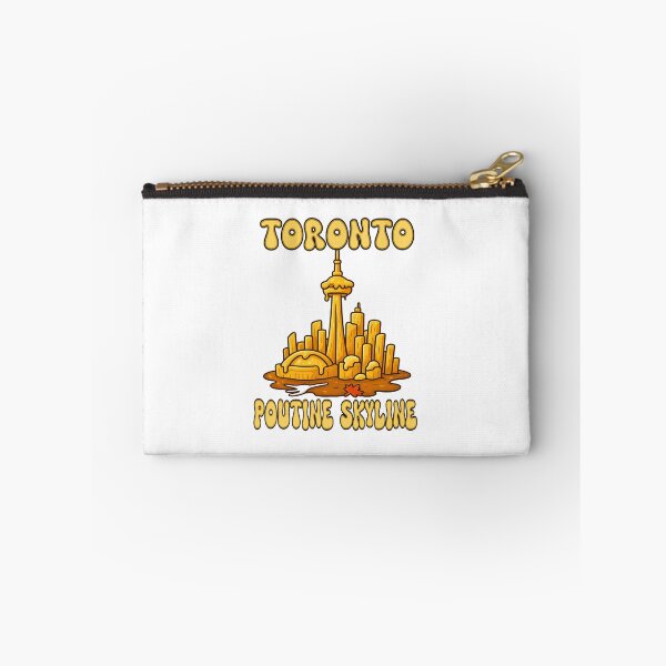 Item preview, Toronto Poutine Skyline CN Tower – Funny Canadian Food City Illustration designed and sold by Globalcitytees.