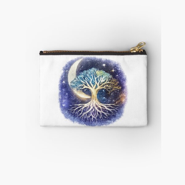 Item preview, Tree of Life Moon – Cosmic Night Spiritual Galaxy Design designed and sold by bloomandbeads.eu.