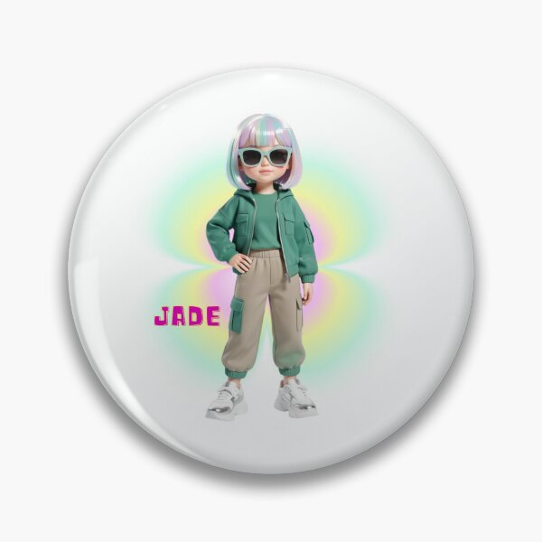 Item preview, Jade Modern Fashion Doll Clean Minimal Icon designed and sold by daila70.