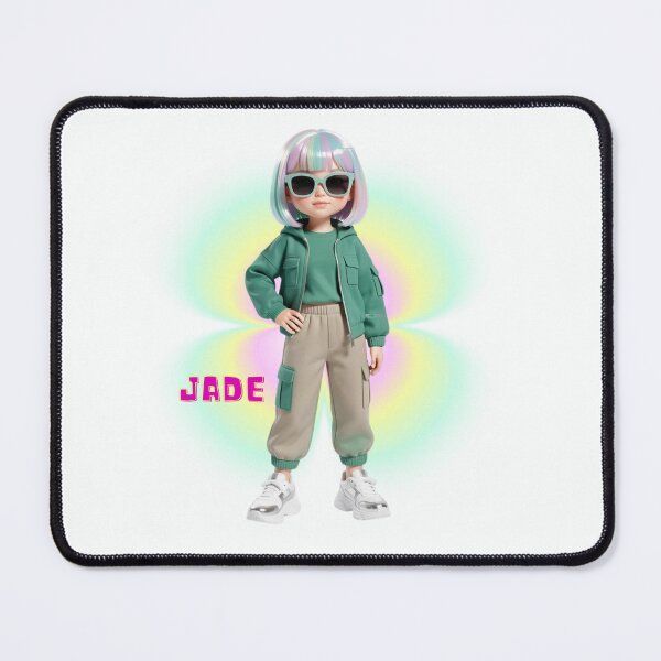 Item preview, Jade Modern Fashion Doll Clean Minimal Icon designed and sold by daila70.