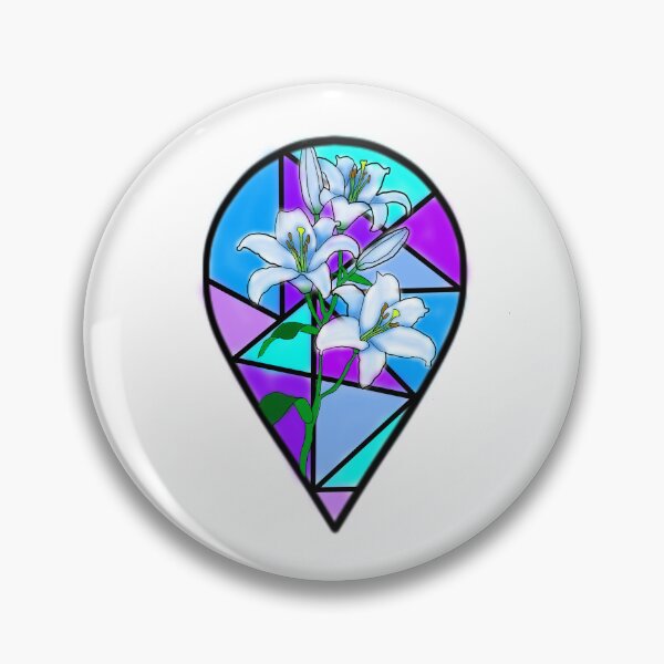 Item preview, Stained glass Flower  designed and sold by Rose2358.