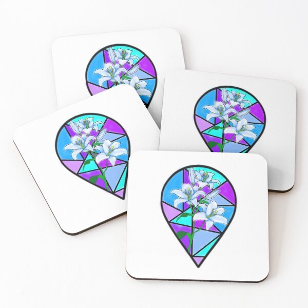 Item preview, Stained glass Flower  designed and sold by Rose2358.
