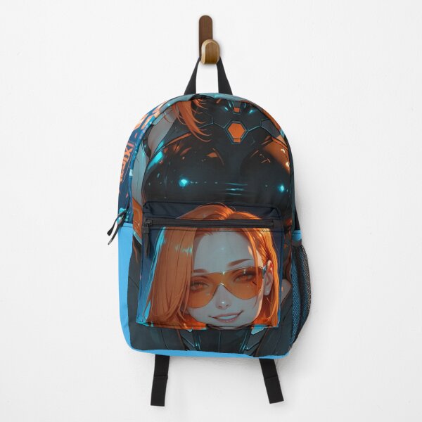 Item preview, Neon Protocol – Cyberpunk Android Anime Art Print designed and sold by Planet Utoppia.