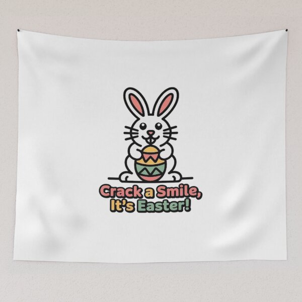 Item preview, CRACK A SMILE, IT'S EASTER designed and sold by likbatonboot.