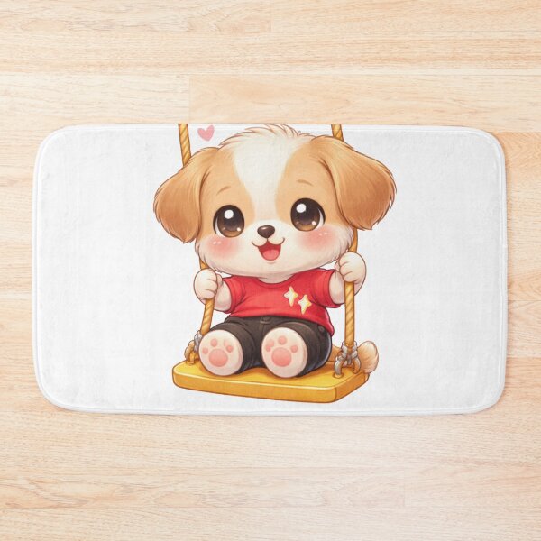 Item preview, Kawaii Puppy Playground - Cute Pastel Dog Having Fun. designed and sold by Lylysun.