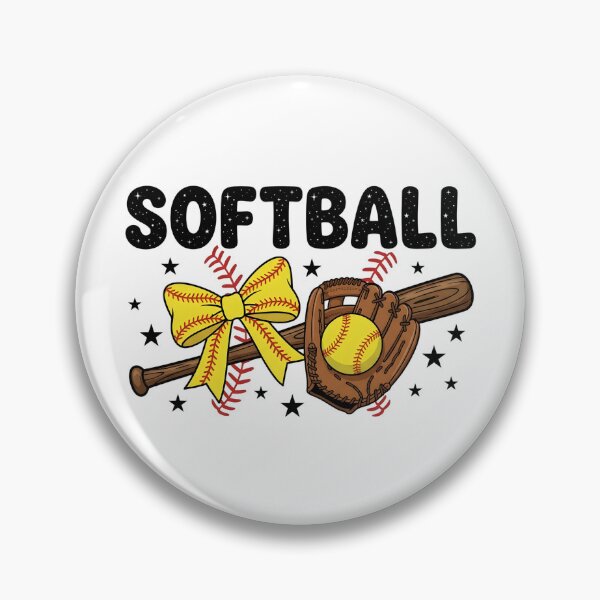 Item preview, Softball Coquette Bow Game Day Softball Vibes designed and sold by OlakunleOloroz.