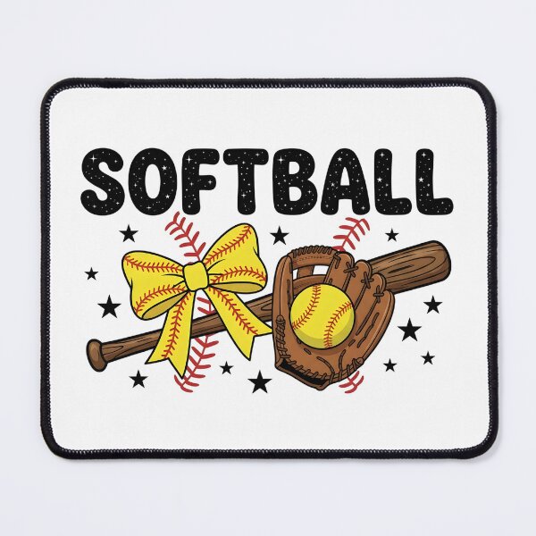 Item preview, Softball Coquette Bow Game Day Softball Vibes designed and sold by OlakunleOloroz.