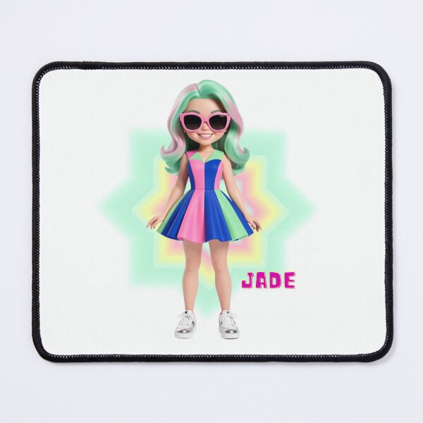 Item preview, Jade Modern Fashion Doll Clean Minimal Icon designed and sold by daila70.