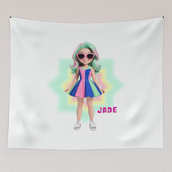 Item preview, Jade Modern Fashion Doll Clean Minimal Icon designed and sold by daila70.