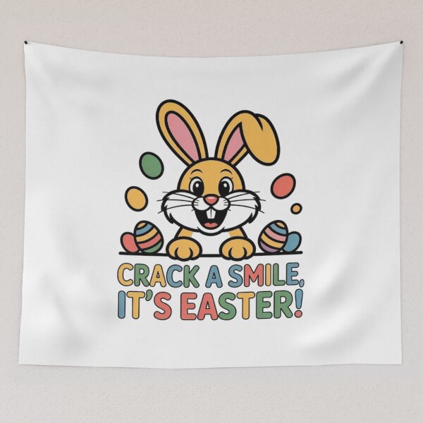 Item preview, CRACK A SMILE, IT'S EASTER designed and sold by likbatonboot.