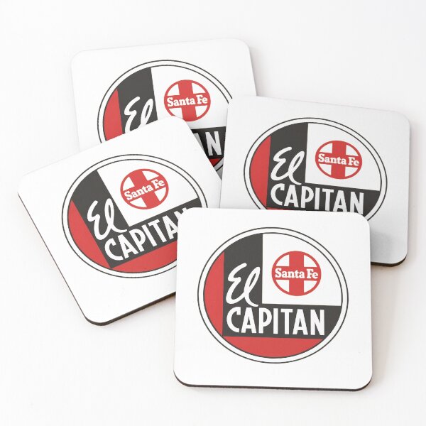 Item preview, Vintage Santa Fe El Capitan Railway Emblem designed and sold by CharlieDesings.