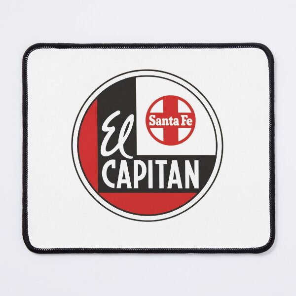 Item preview, Vintage Santa Fe El Capitan Railway Emblem designed and sold by CharlieDesings.