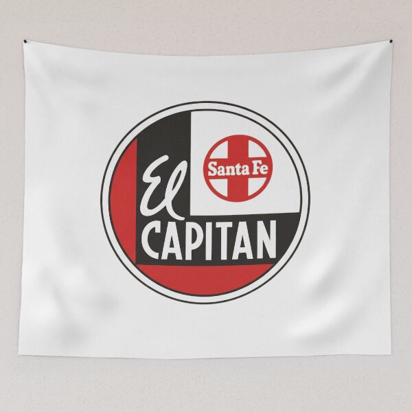Item preview, Vintage Santa Fe El Capitan Railway Emblem designed and sold by CharlieDesings.
