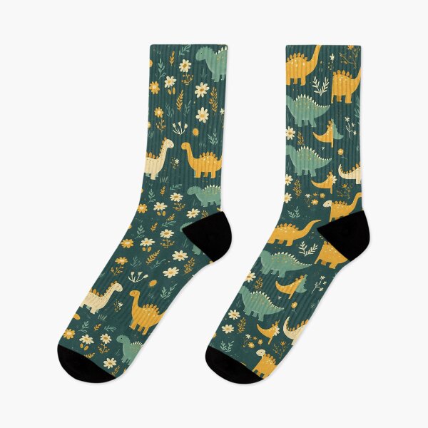 Item preview, Floral Dinosaurs Pattern designed and sold by xiao xuans.