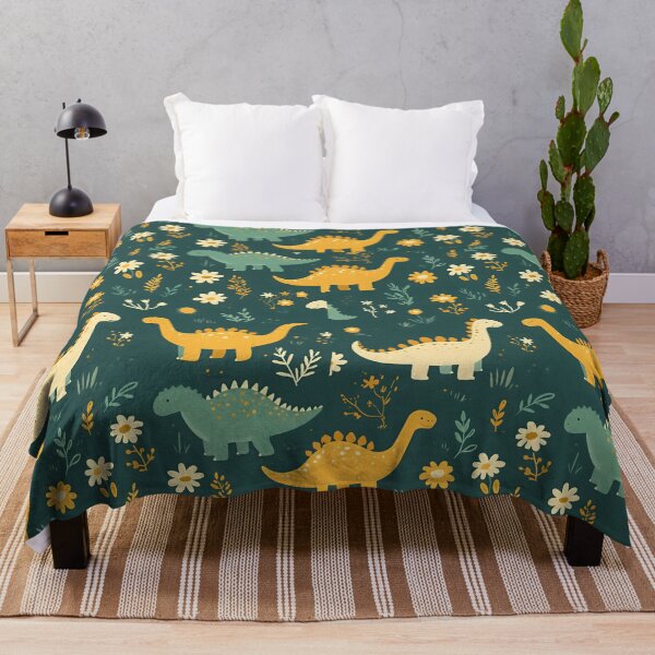 Item preview, Floral Dinosaurs Pattern designed and sold by xiao xuans.