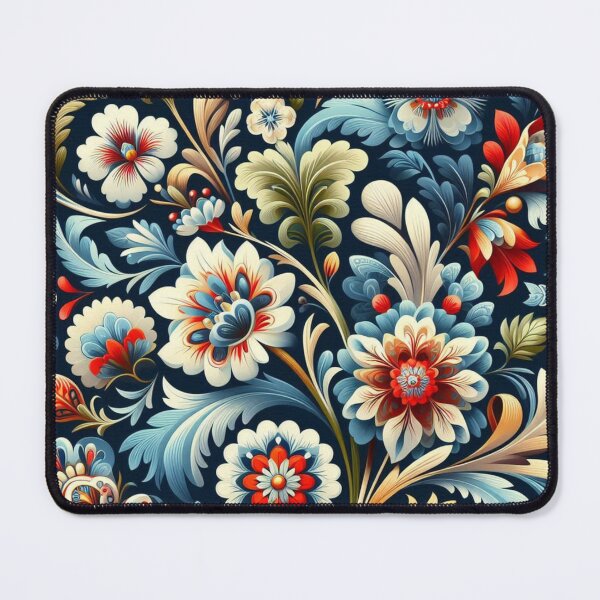 Item preview, Rich Vintage Floral Pattern - Folk Art Boho Decor designed and sold by RoshkaShop.