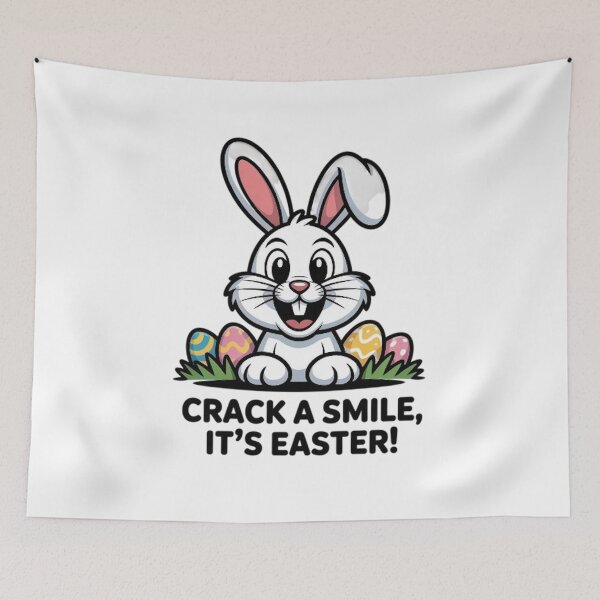 Item preview, CRACK A SMILE, IT'S EASTER designed and sold by likbatonboot.