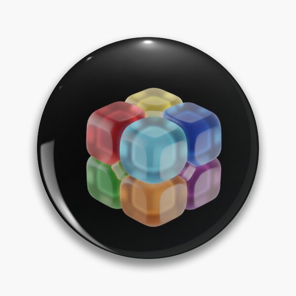 Item preview, Geometric Serotonin Floating Gummy Cubes 3D designed and sold by FiveBlessings.