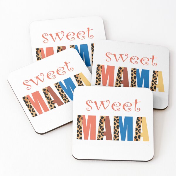 Item preview, Sweet Mama Leopard Print Typography – Cute Mom Gift Design designed and sold by jananinaveen.