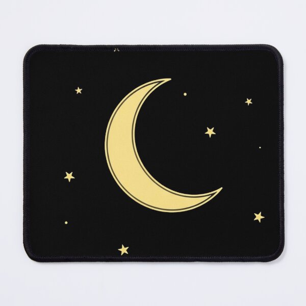 Item preview, Celestial Glow: The Crescent Moon and Stars. designed and sold by mostafacasper12.