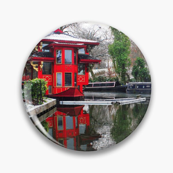 Item preview, Narrow Boats Regent's Canal London UK designed and sold by AndyEvansPhotos.