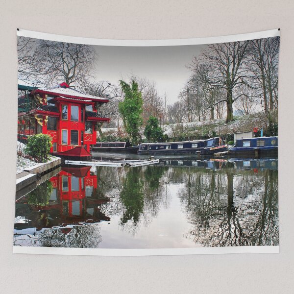 Item preview, Narrow Boats Regent's Canal London UK designed and sold by AndyEvansPhotos.