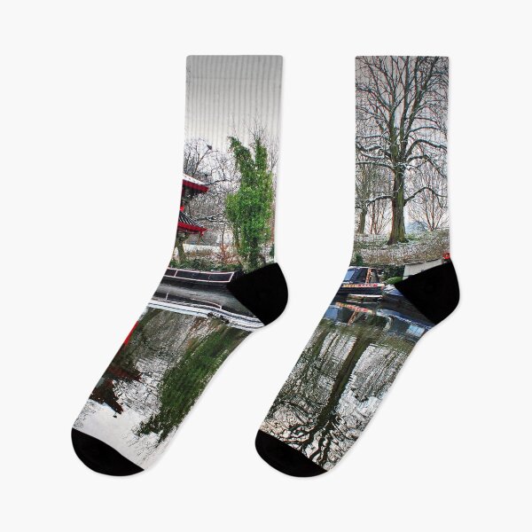 Item preview, Narrow Boats Regent's Canal London UK designed and sold by AndyEvansPhotos.