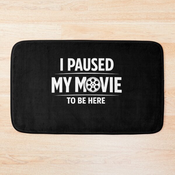 Item preview, I Paused My Movie to Be Here Funny Novelty Humor TV Reel designed and sold by faridman.