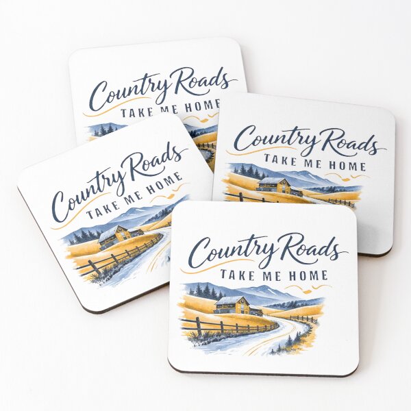 Item preview, Country Roads Take me Home, West Virginia Watercolor designed and sold by TKimerer.