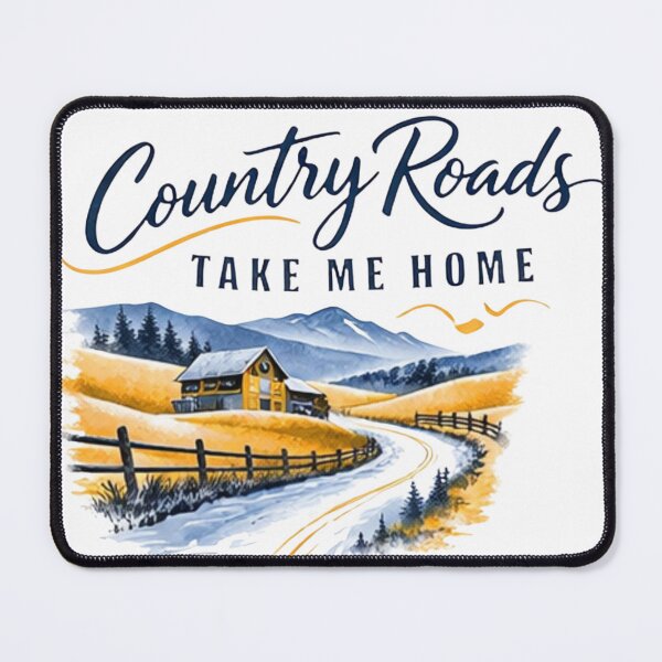 Item preview, Country Roads Take me Home, West Virginia Watercolor designed and sold by TKimerer.