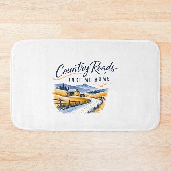 Item preview, Country Roads Take me Home, West Virginia Watercolor designed and sold by TKimerer.