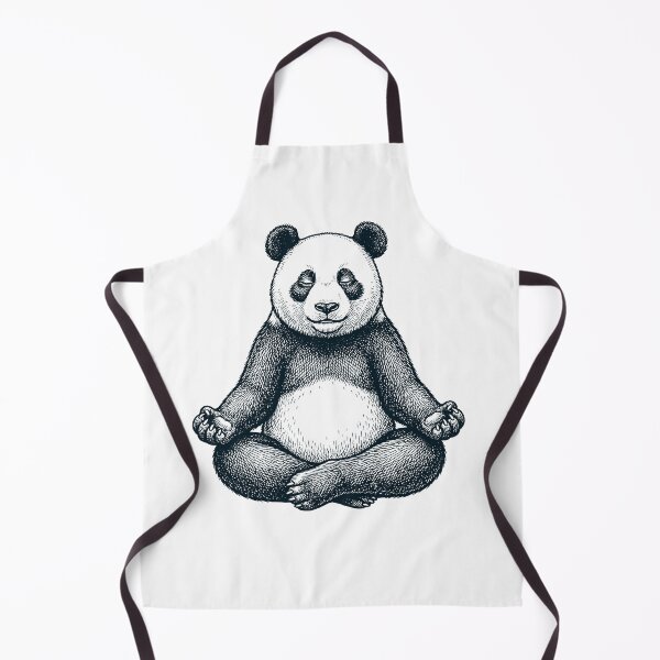 Item preview, Vintage Panda Yoga Lotus Meditation Lover designed and sold by DoodleTortle.