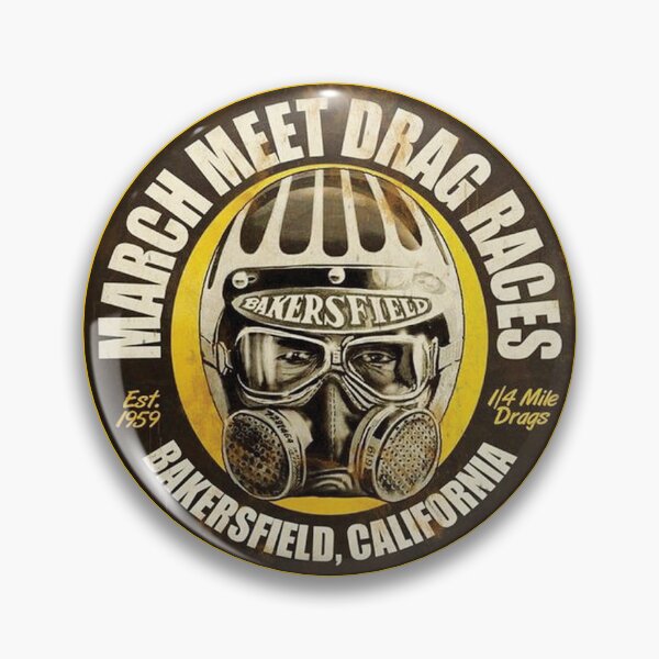 Item preview, Bakersfield Drag Way March Meet Drag Races designed and sold by retropetrol.