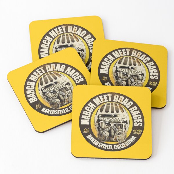 Item preview, Bakersfield Drag Way March Meet Drag Races designed and sold by retropetrol.